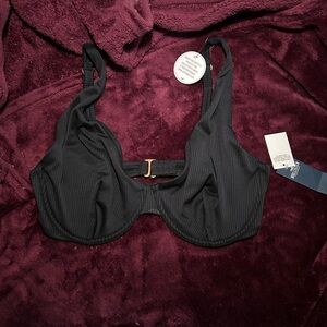 Hollister Curvy Black Swim Top